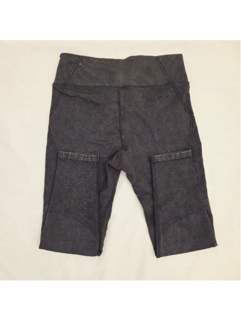 OFFLINE by Aerie Gray cropped high waist Leggings size Large - Picture 2 of 4